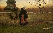 Jakub Schikaneder All Souls' Day oil painting artist